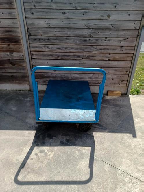 Magazijnkar Transportkar Platte Kar 450kg vervoeren pr48euro, Doe-het-zelf en Bouw, Transportwagens, Steekwagen, Ophalen of Verzenden