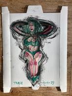 Vrouw in klad, Ophalen of Verzenden