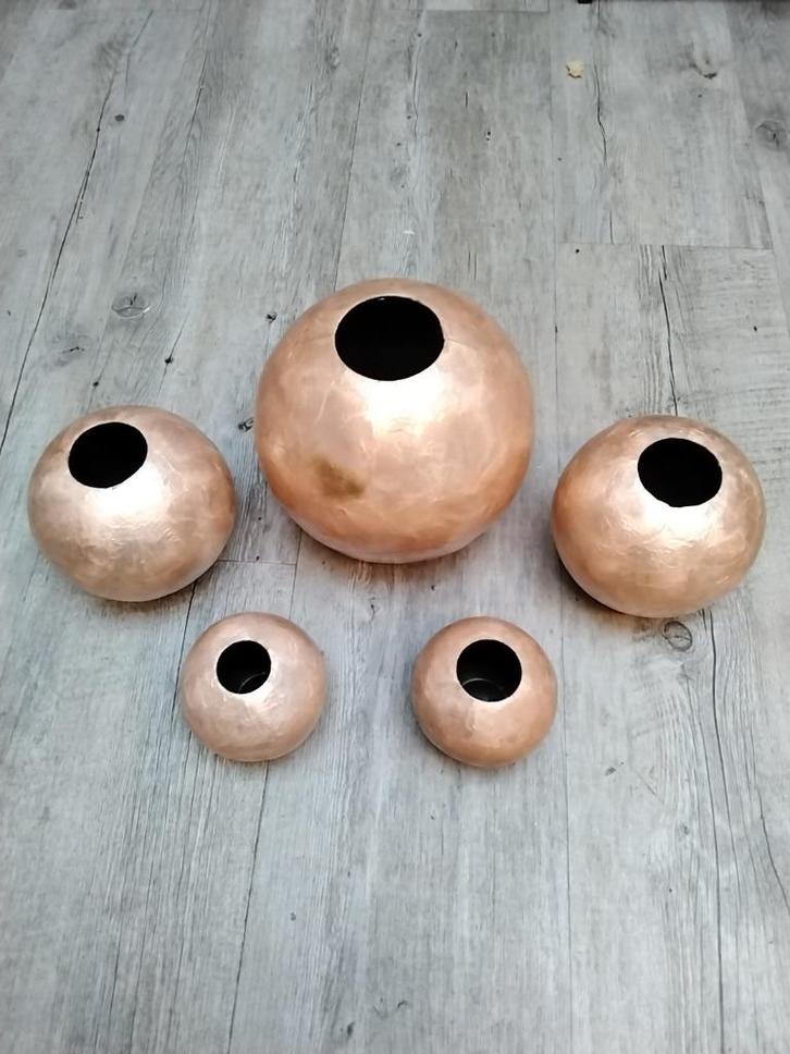 Set van vijf design vaasje D&M ( Mother-of-Perl), Maison & Meubles, Accessoires pour la Maison | Vases, Comme neuf, Enlèvement ou Envoi