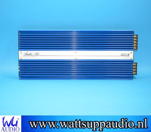 Audio Art 400.2 Blauw 2 kanaals / mono versterker, Auto diversen, Autospeakers, Gebruikt, Ophalen of Verzenden