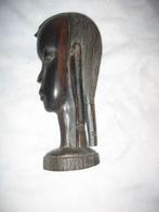 Houten Beeld Afrikaanse vrouw  23 x 6cm, Antiek en Kunst, Ophalen of Verzenden