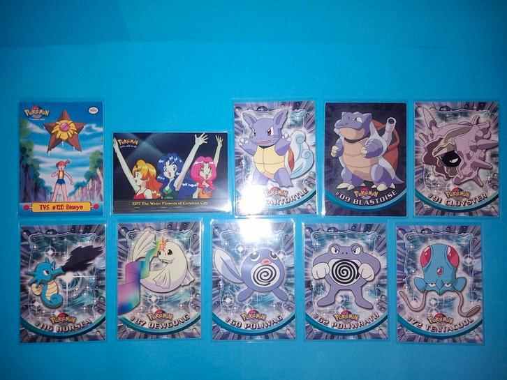 Pokemon Topps kaarten 1999 [Water 11], Hobby en Vrije tijd, Verzamelkaartspellen | Pokémon, Zo goed als nieuw, Meerdere kaarten