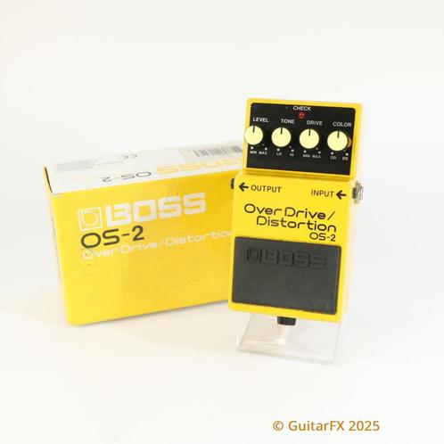 Boss OS-2 Overdrive / Distortion (s/n MM67055, Silver Label,, Muziek en Instrumenten, Effecten, Gebruikt, Ophalen of Verzenden