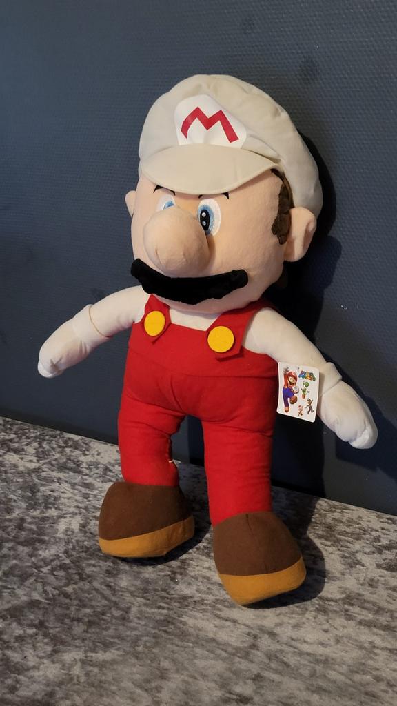 Peluche MARIO BROS géante 60 cm neuve, Enfants & Bébés, Jouets | Peluches, Neuf, Autres types, Enlèvement