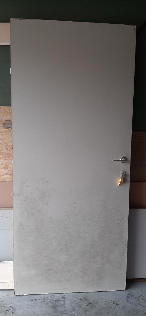 Binnendeuren, pakket van 5 stuks., Doe-het-zelf en Bouw, Deuren en Vliegenramen, Gebruikt, Binnendeur, 200 tot 215 cm, Glas, Hout