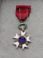Médaille: Ordre de la Couronne, Léopold II, Verzamelen, Ophalen of Verzenden, Landmacht, Lintje, Medaille of Wings