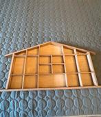 Étagère miniature décoration murale bois, Zo goed als nieuw
