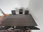 Tv tafel met 1 eettafel en 6 stoelen, Ophalen