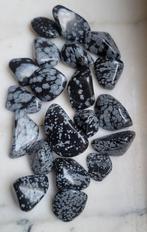 Sneeuwvlok obsidiaan uit China 20 stuks 106 g, Verzamelen, Mineralen en Fossielen, Ophalen of Verzenden, Mineraal