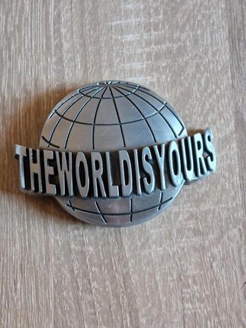 Scarface buckle. The world is yours. Nieuw.  beschikbaar voor biedingen