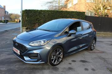 Ford Fiesta 1.0 EcoBoost ST-Line PDC apple carplay, Auto's, Stof, Blauw, 127 g/km, https://public.car-pass.be/vhr/3ecd42ab-6840-4555-95f3-0eefaa3f7e2b