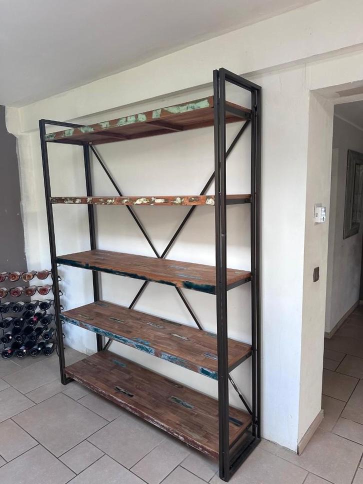 Etagère style industriel, Huis en Inrichting, Kasten | Stellingkasten, Gebruikt, Ophalen