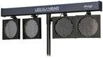 2x JB Systems LED DJ Bar  + statieven + Ledcon 02 Controller, Ophalen, Gebruikt, Licht, Kleur