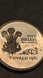 Tuvalu, 5 Dollars 1981,proof zilver, Enlèvement ou Envoi, Monnaie en vrac, Argent