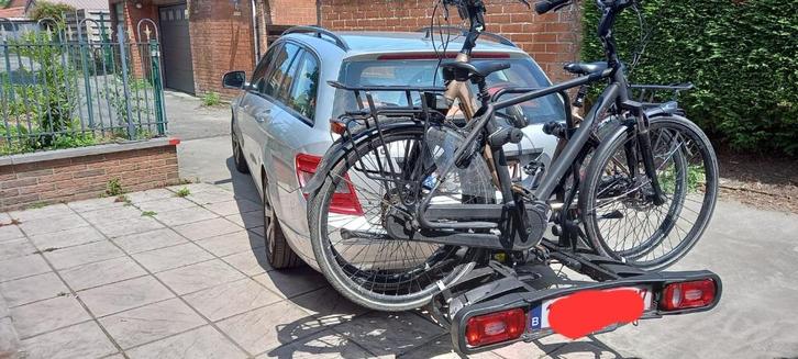 Hapro Atlas Premium 3 fietsendrager, Auto diversen, Fietsendragers, Zo goed als nieuw, Trekhaakdrager, 3 fietsen of meer, Brede banden