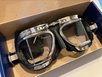 Halcyon motor flying goggles vintage Made in England