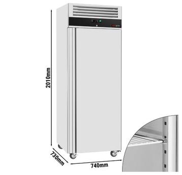 Réfrigérateur horeca 600 litres - avec 1 porte - Inox 