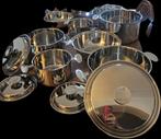 Pannenset van roestvrij staal, Huis en Inrichting, Keuken | Potten en Pannen, Ophalen, Nieuw, Inox, Pannenset