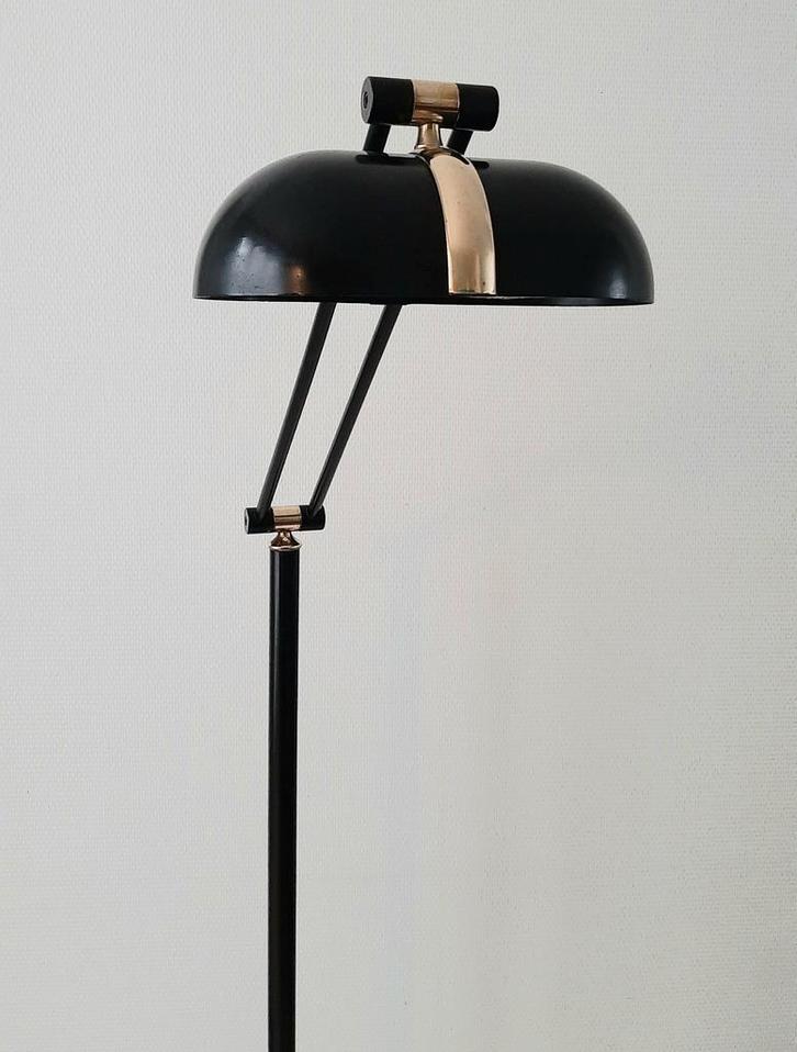 Designlamp Relux Milano jaren '80 vintage, Huis en Inrichting, Lampen | Vloerlampen, Zo goed als nieuw, Metaal, Ophalen