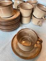 10-persoons koffieservies bruin keramiek, Ophalen