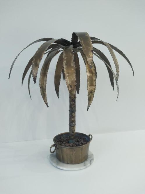 Paul PLAITSIER  'Palmboom' messing - vintage 70's, Antiek en Kunst, Antiek | Brons en Koper, Koper, Ophalen of Verzenden
