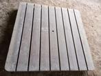 Zwaar houten tuintafelblad 1m40 x 1m40, Ophalen, Zo goed als nieuw, Vierkant, Hout