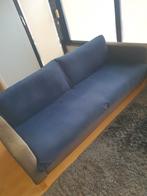 4 zitssofa blauw stof, Huis en Inrichting, Ophalen