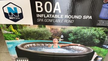  jacuzzi Net Spa boa 5/6 pers zoutwater en chloor systeem  beschikbaar voor biedingen