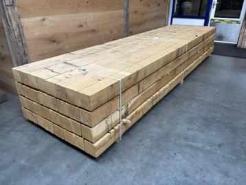 Frans Eikenhouten fijnbezaagde 12x12 cm 300/400 cm beschikbaar voor biedingen