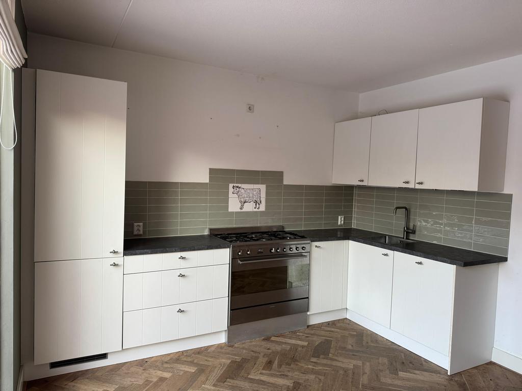 Nette Landelijke Hoekkeuken + Apparatuur + GEDEMONTEERD, Huis en Inrichting, Keuken | Complete keukens, Hoekkeuken, Hout, Ophalen of Verzenden