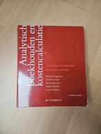 Analytisch boekhouden en kostencalculatie, Boeken, Ophalen, Gelezen, Economie en Marketing, Diverse auteurs