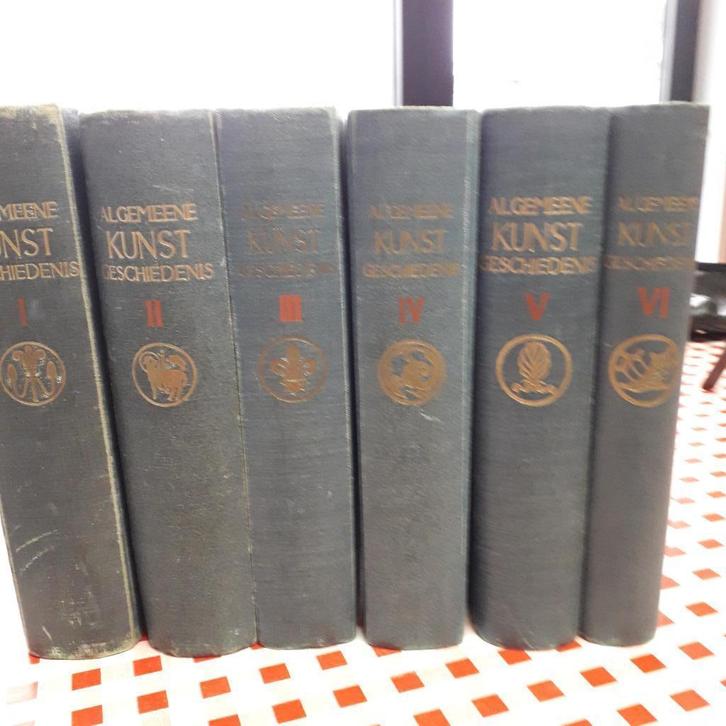 Algemeene Kunstgeschiedenis, 6 delen, Antiek en Kunst, Antiek | Boeken en Manuscripten, Ophalen