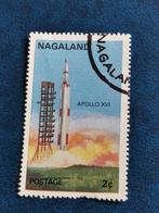 Nagaland (Inde) 1972 - voyage spatial - Fusée Apollo XVI, Timbres & Monnaies, Autres thèmes, Affranchi, Enlèvement ou Envoi