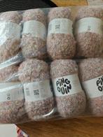 10 nieuwe bollen wol. Pingo Woolly. Oud roze met spikkels., Hobby en Vrije tijd, Breien en Haken, Ophalen of Verzenden, Zo goed als nieuw