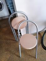 2 vouwstoelen in metaal met hout zijn nieuw, Ophalen, Zo goed als nieuw, Metaal
