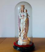 Heilig beeld Maria met kind onder stolp, Antiek en Kunst, Ophalen