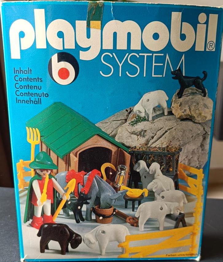 playmobil system 3412 herder en schapen met doos, Kinderen en Baby's, Speelgoed | Playmobil, Gebruikt, Ophalen of Verzenden