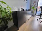IKEA BESTA dressoir – zwartbruin – in uitstekende staat, Huis en Inrichting, Ophalen, Met deur(en), Zo goed als nieuw, 200 cm of meer
