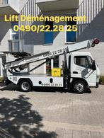 7/7 LIFT + CAMION DÉMÉNAGEMENT 20m3  📞0490 22 28 25📞, Enlèvement ou Envoi, Comme neuf, Camion