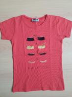 T-shirt rouge à cils - Dotts - taille 152, Dotts, Fille, Chemise ou À manches longues, Utilisé