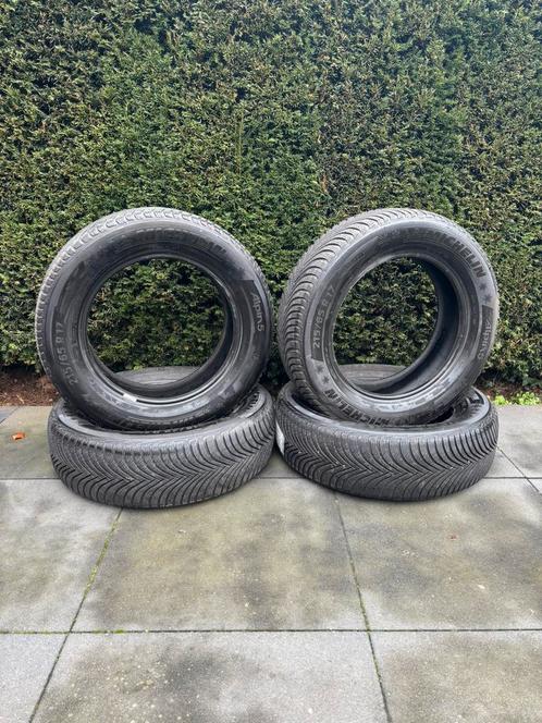 ❄️️4x Michelin Alpin 5 215/65 R17 winterbanden Tiguan, Autos : Pièces & Accessoires, Autres pièces automobiles, Volkswagen, Utilisé