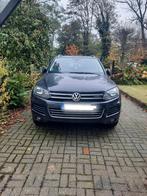 Vw touareg hybrid 2010 met motorschade, Auto's, Automaat, Beige, Zwart, Leder