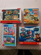 set puzzels Maya, Mickey, Paw Patrol, Peppa Pig, Enlèvement, 10 à 50 pièces, Utilisé, 2 à 4 ans