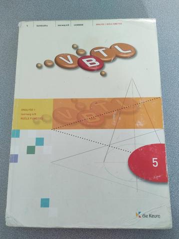 Wiskundeboek VBTL Analyse 1 Reële functies, Enlèvement ou Envoi, Die keure, Utilisé, Secondaire