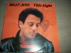 Billy Joel - This night, Pop, Gebruikt, Ophalen of Verzenden, 7 inch