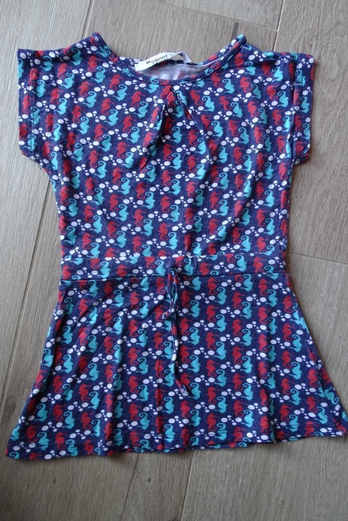 Leuk zomerkleedje zeepaardjes Sweet Soda maat 1 - 2 jaar, Kinderen en Baby's, Babykleding | Maat 86, Gebruikt, Meisje, Jurkje of Rokje