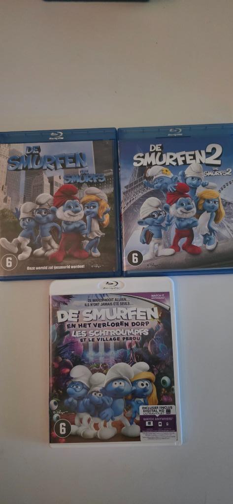 De Smurfen 1 en 2 en Verloren Dorp, Cd's en Dvd's, Blu-ray, Zo goed als nieuw, Ophalen of Verzenden