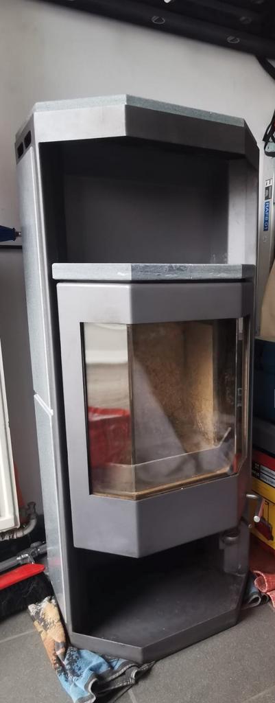 Houtgestookte Speksteenkachel, Huis en Inrichting, Kachels, Zo goed als nieuw, Vrijstaand, Houtkachel, Hout, Ophalen