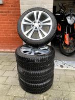 Mercedes C 18 inch velgen + winterband, krik & momentsleutel, Velg(en), Gebruikt, Personenwagen, 225 mm