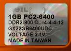 2 x 1GB DDR2-800 RAM te koop, 2 GB, Desktop, Gebruikt, Ophalen of Verzenden